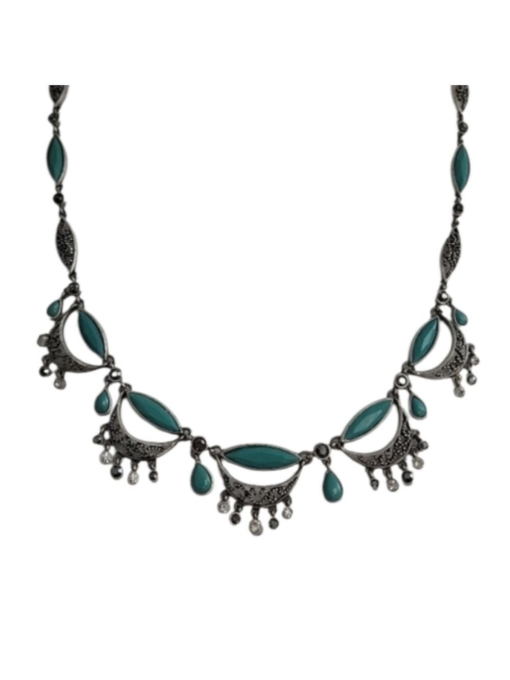 Silver Turquoise Necklace